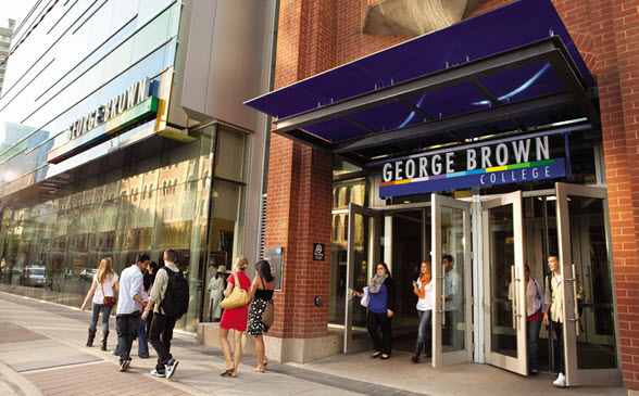 Street view of 300 Adelaide Street East, St. James Campus