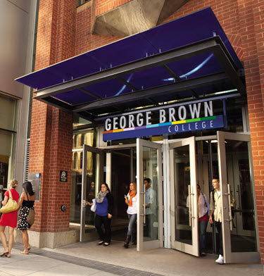 Street view of 300 Adelaide Street East, St. James Campus